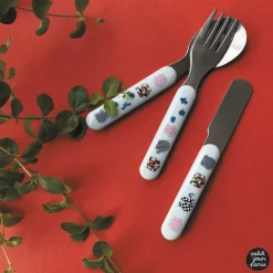 Lot de 3 couverts Elmer