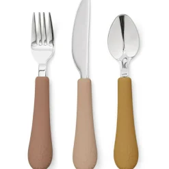 Lot de 3 couverts fleur pour enfant Tuscany Mix