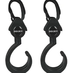 Lot de 2 crochets 360° pour poussette