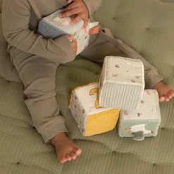 Lot de 4 cubes doux Little Farm