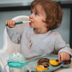 Lot de 3 cuillères à double embout Ourson