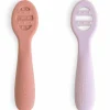 Lot de 2 cuillères d'apprentissage Rose-Soft Lilac