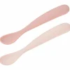 Lot de 2 cuillères silicone 1er âge avec boîte de transport Duo barbe à papa