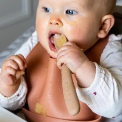 Lot de 4 cuillères silicone 1er âge Natural set