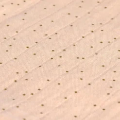 Lot de 3 débarbouillettes Pois rose-pêche