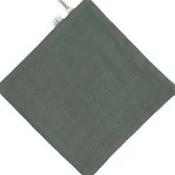 Lot de 3 débarbouillettes vert pétrole