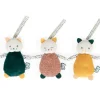 Lot de 3 doudous chats sensoriels Stimuli