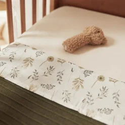 Lot de 2 draps housses blancs (60 x 120 cm)