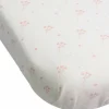 Lot de 2 draps housses cododo Fleurs Roses (50 x 83 cm)