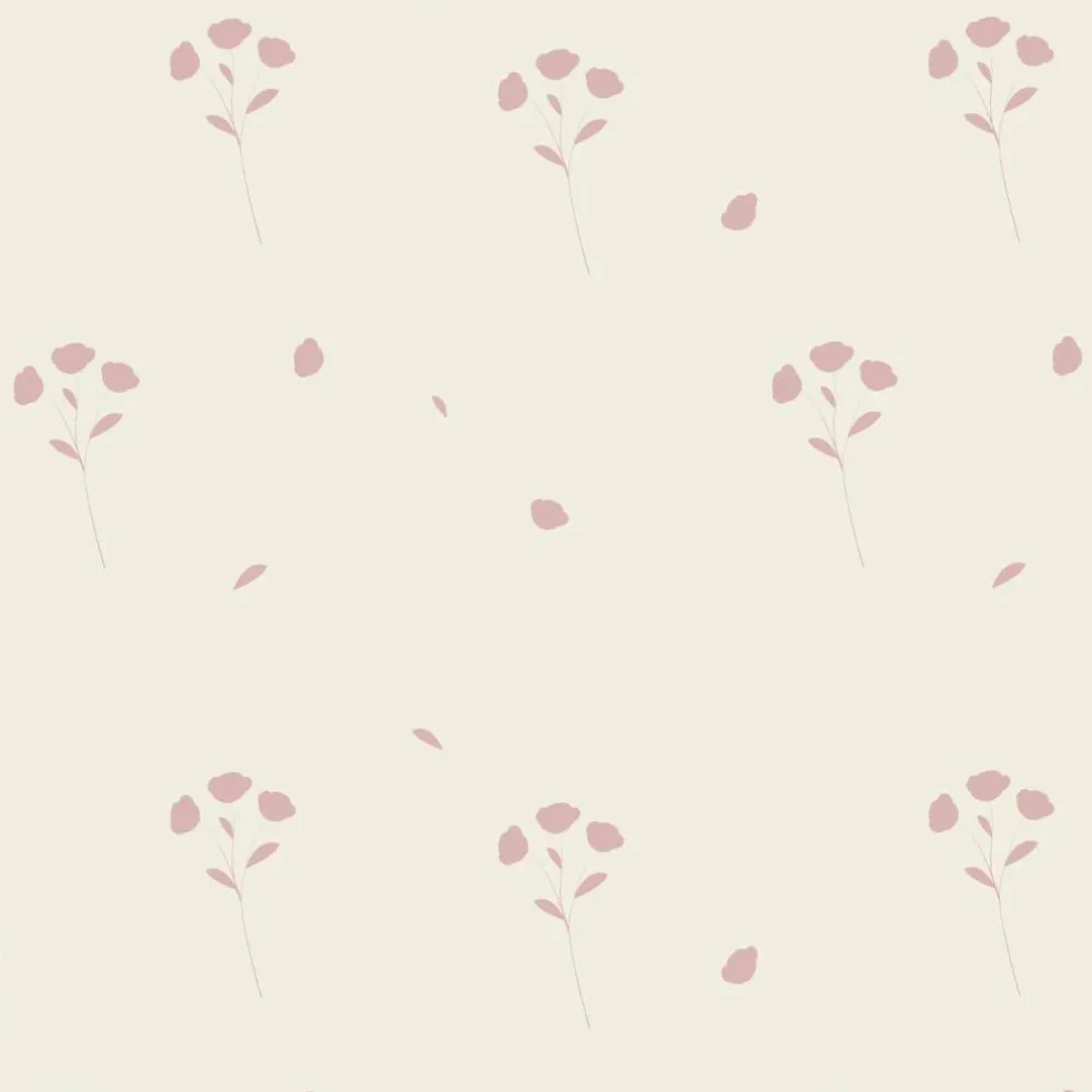 Lot de 2 draps housses cododo Fleurs Roses (50 x 83 cm)