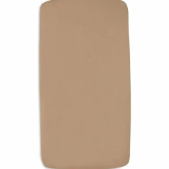 Lot de 2 draps housses en jersey Sea Green-Biscuit (60 x 120 cm)