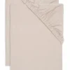 Lot de 2 draps housses en jersey Wild Rose (60 x 120 cm)