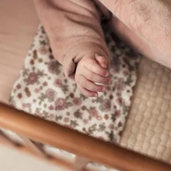 Lot de 2 draps housses en jersey Wild Rose (60 x 120 cm)