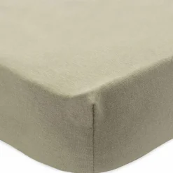 Lot de 2 draps housses en jersey Olive Green (60 x 120 cm)