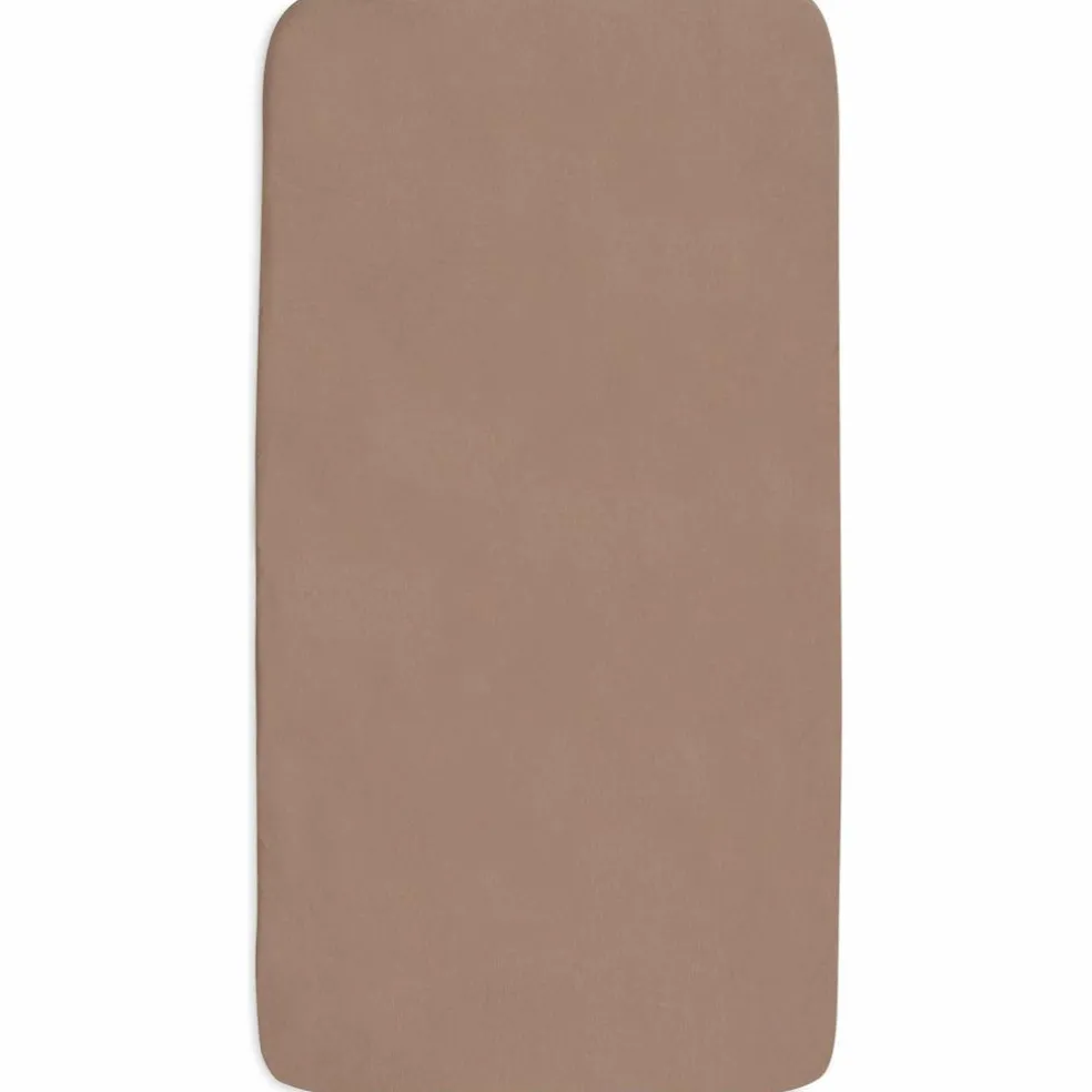 Lot de 2 draps housses en jersey Milky Coffee-Ivory (70 x 140 cm)