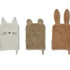 Lot de 3 gants de toilette Sylvester Oat multi mix