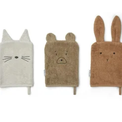 Lot de 3 gants de toilette Sylvester Oat multi mix