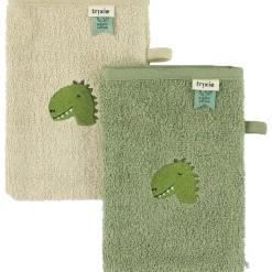 Lot de 2 gants de toilette Dino