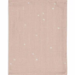 Lot de 3 gants de toilette en gaze de coton Twinkling Wild Rose