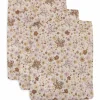 Lot de 3 gants de toilette en gaze de coton Flower Fairies