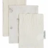 Lot de 3 gants de toilette Tender Linen-Clover