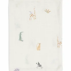 Lot de 3 gants de toilette en gaze de coton Jungle Jambo