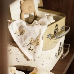 Lot de 3 gants de toilette en gaze de coton Tiny Park