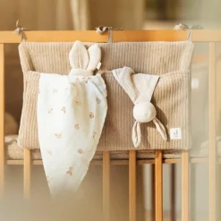 Lot de 3 gants de toilette en gaze de coton Animal Friends