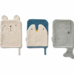 Lot de 3 gants de toilette Sylvester Arctic Sea