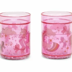 Lot de 2 gobelets à paillettes Rainbow Bow