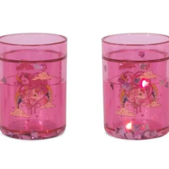 Lot de 2 gobelets à paillettes Licorne