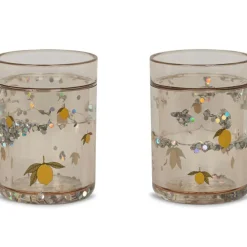 Lot de 2 gobelets à paillettes Lemon