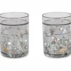 Lot de 2 gobelets à paillettes Dino
