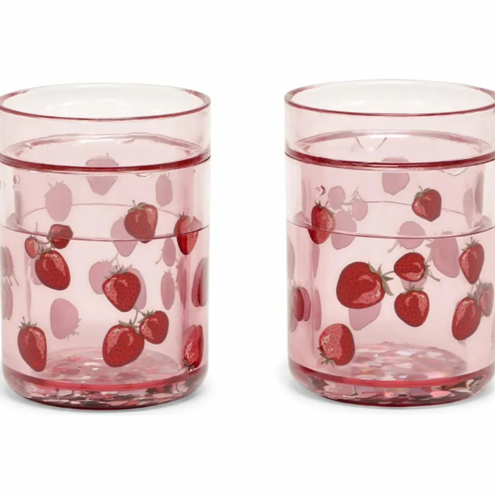 Lot de 2 gobelets à paillettes Fragola