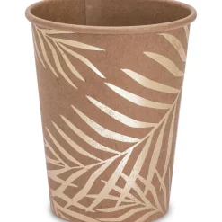 Lot de 8 gobelets en carton Tropi Chic palmier