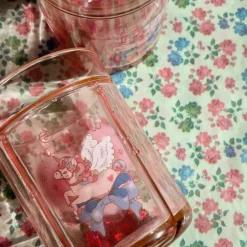 Lot de 4 gobelets Glitter Pink mix