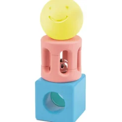 Lot de 3 hochets géométriques en riz