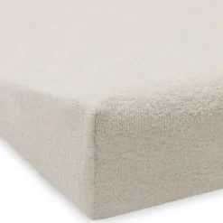 Lot de 2 housses de matelas à langer Milky en éponge Coffee-Ivory (50 x 70 cm)