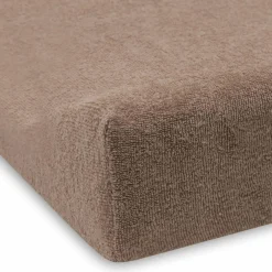 Lot de 2 housses de matelas à langer Milky en éponge Coffee-Ivory (50 x 70 cm)