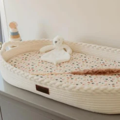 Lot de 3 housses de matelas à langer Rosetta (40 x 80 cm)