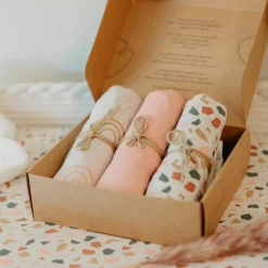 Lot de 3 housses de matelas à langer Rosetta (40 x 80 cm)