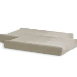 Lot de 2 housses de matelas à langer en éponge Nougat (50 x 70 cm)