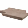 Lot de 2 housses de matelas à langer en éponge Milky Coffee (50 x 70 cm)