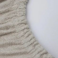 Lot de 2 housses de matelas à langer éponge Ivory-Nougat (50 x 70 cm)