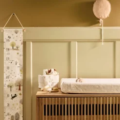 Lot de 2 housses de matelas à langer en éponge Oatmeal-Sand (50 x 70 cm)