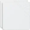 Lot de 2 housses de matelas à langer en éponge White (50 x 70 cm)