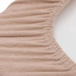 Lot de 2 housses de matelas à langer en éponge Wild Rose-Ivory (50 x 70 cm)