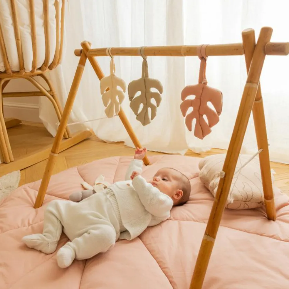 Lot de 3 jouets à suspendre bamboo Monstera