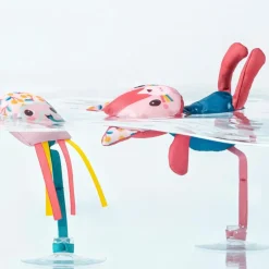Lot de 3 jouets de bain à ventouse Jeanne