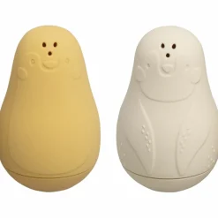 Lot de 2 jouets de bain Pingouin Ocre-Warm Linen